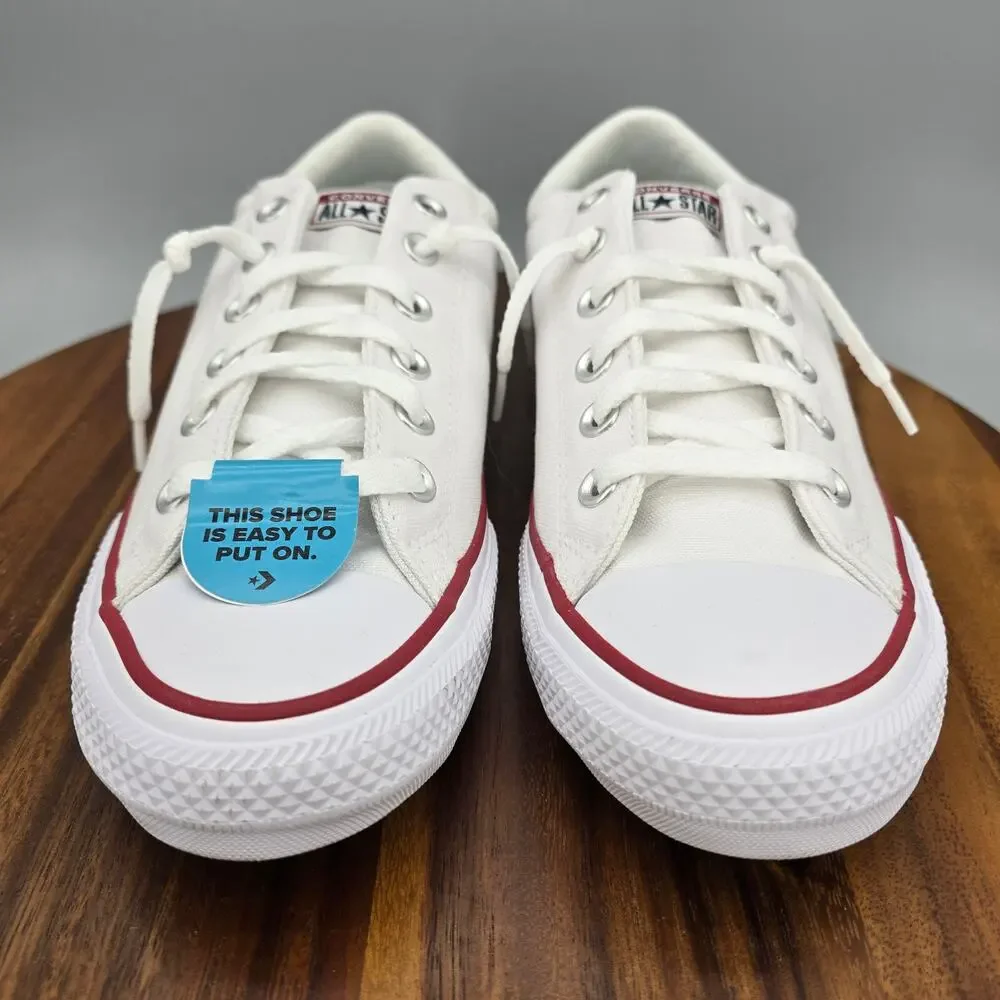 Converse Chuck Taylor All Star Shoes 7Y White Canvas Slip On Athletic Sneakers